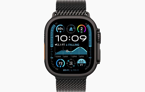 Умные часы Apple Watch Ultra 2 49 мм (2024) Black Case with Titanium Milanese Loop (49mm, Black L, L)