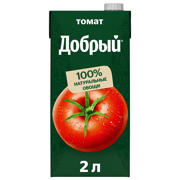 Нектар Добрый томат с сахаром и солью 2 литра