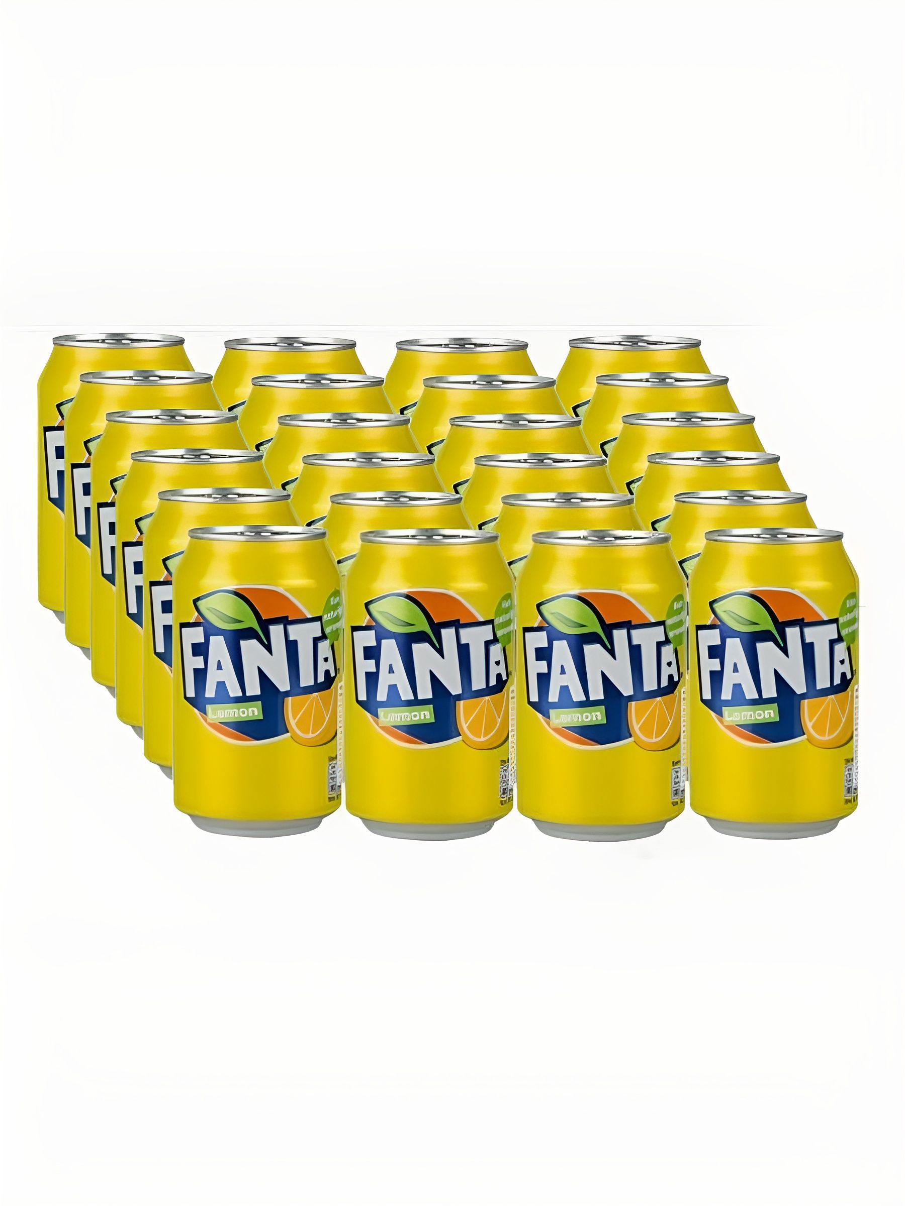 Газированный напиток Fanta Lemon жб, 0,33 л (24 шт в упаковке)