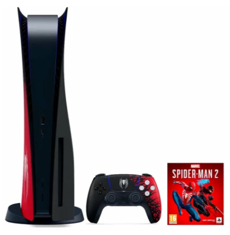 Игровая приставка Sony Playstation 5 (Чёрно-красный, 825 ГБ, Да)