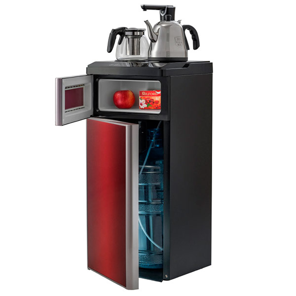 Кулер с чайным столиком Тиабар Vatten L50REAT red