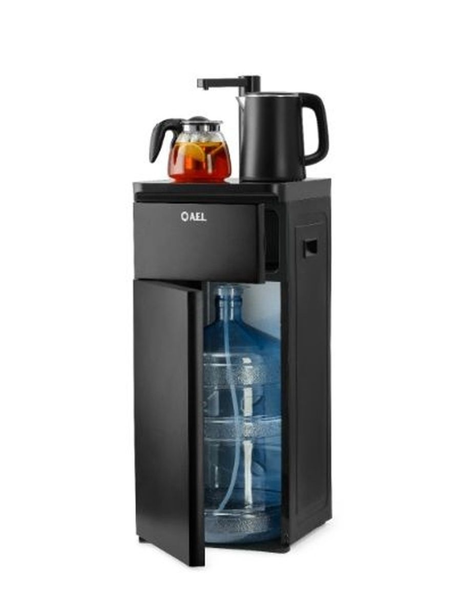 Кулер с чайным столиком Тиабар LK-AEL-53a black