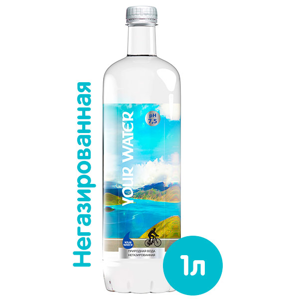 Вода Darida Your Water 1 литр, без газа, пэт, 12 шт. в уп.