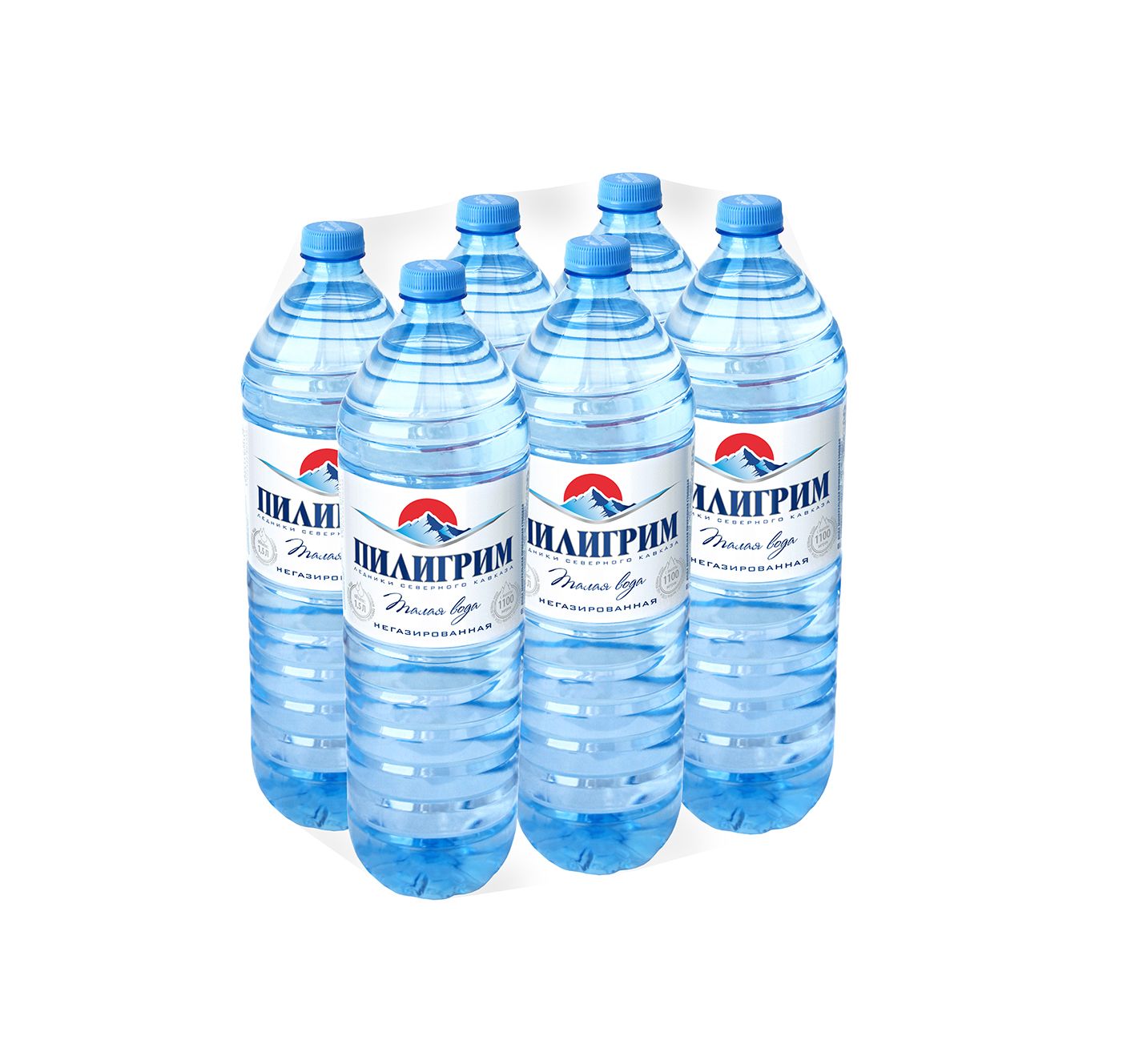 Вода негазированная Пилигрим минеральная, 6 шт х 1,5 л