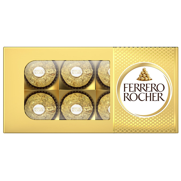 Конфеты Ferrero Rocher хрустящие из молочного шоколада 75 гр