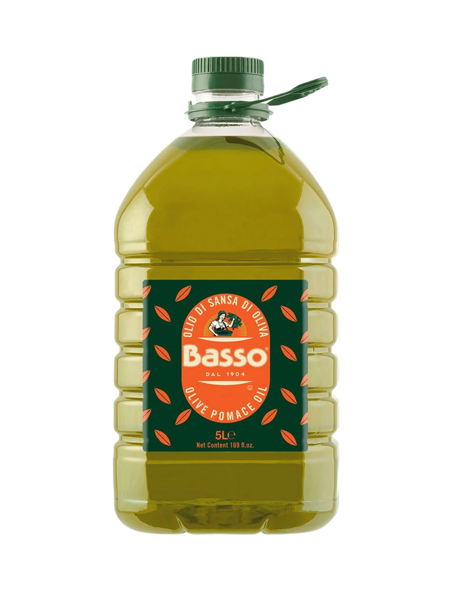 Масло Оливковое Pomace Basso 5л пэт х 4шт.
