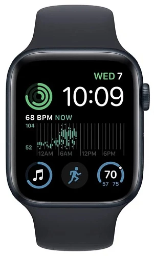 Умные часы Apple Watch SE Gen 2 40мм (2022) (40mm, Чёрный M/L, M/L)