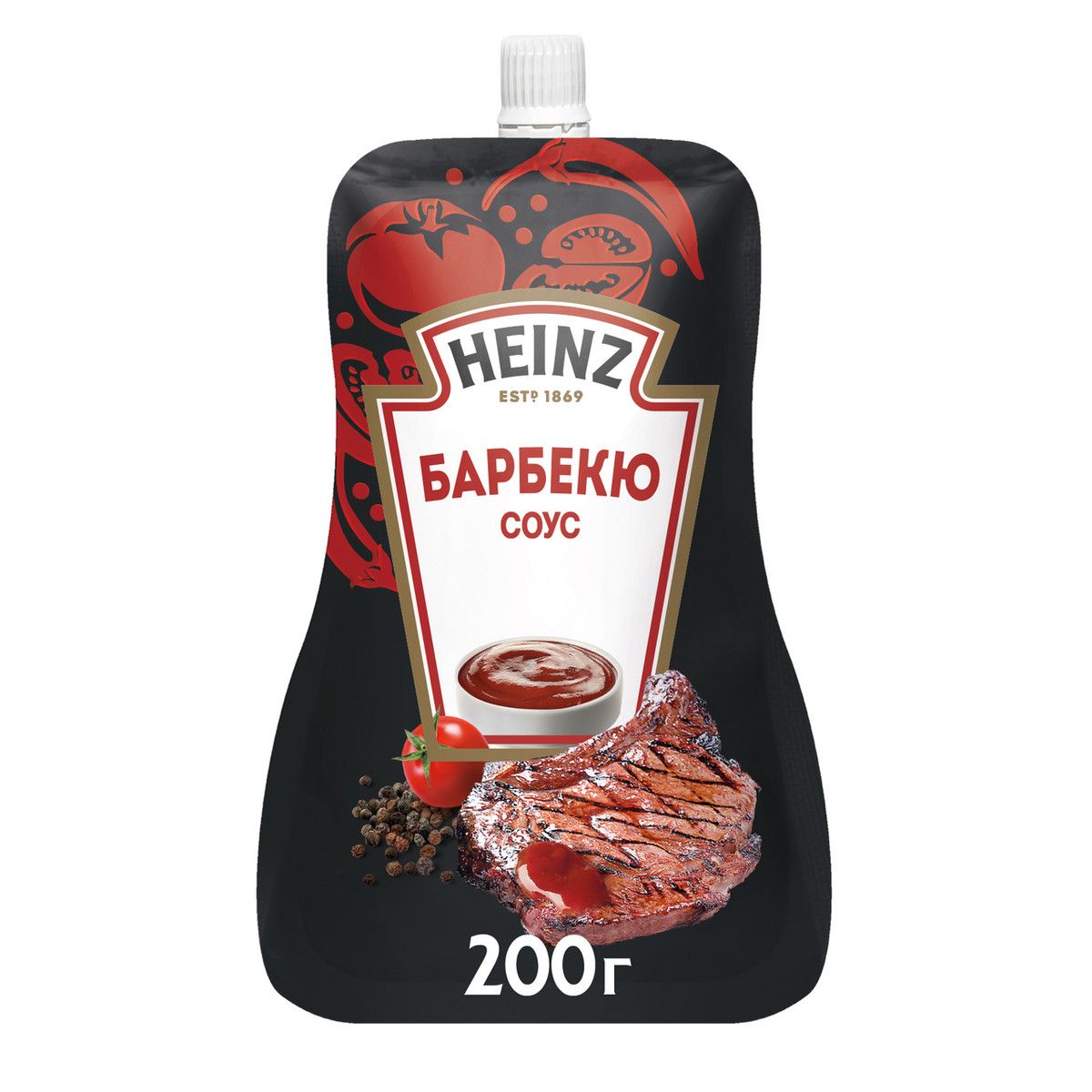 Соус Heinz барбекю, 200г х 14шт.