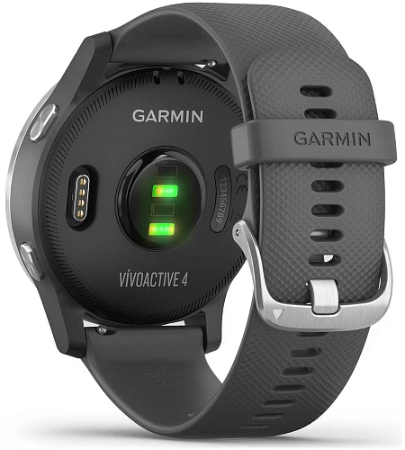 Умные часы Garmin Vivoactive 4 Wi-Fi NFC (Серебристый)