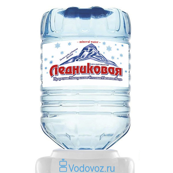 Вода питьевая Ледниковая 19л негазированная (бутыль многоразовая 50 шт.)