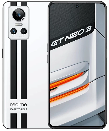 Смартфон Realme GT Neo 3 8/256GB Global (Белый, 256 ГБ, 8 ГБ, Global)