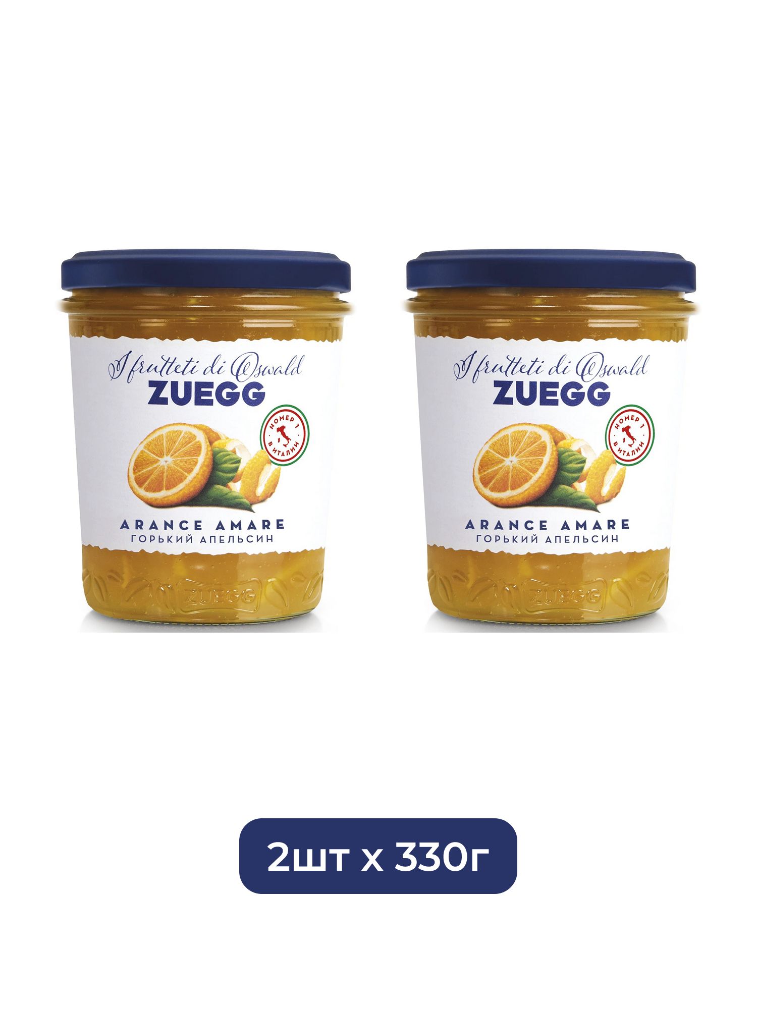Джем Zuegg Горький Апельсин фруктовый десерт, 330г х 6шт.