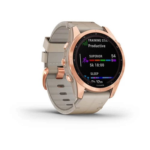 Умные часы Garmin Fenix 7S (Розовое золото)