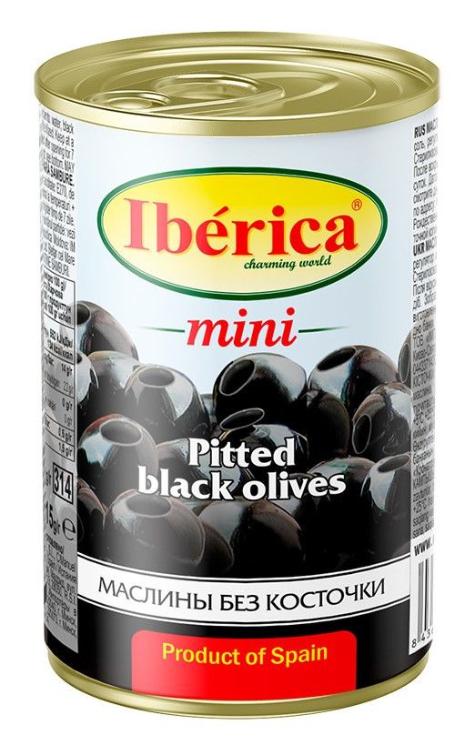 Маслины Iberica Mini без косточки, 300г х 12шт.
