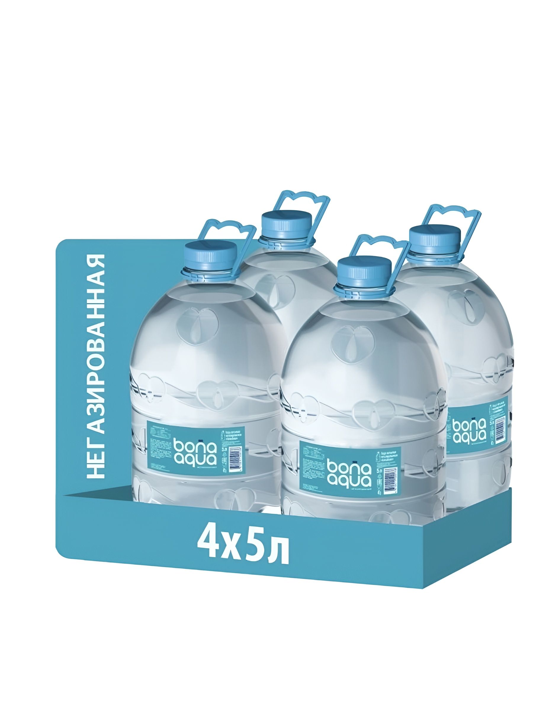 Вода питьевая негазированная BonaAqua 5000 мл х 4 шт