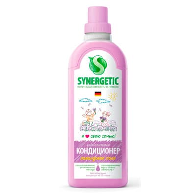 Кондиционер Synergetic для белья Лавандовое поле биоразлагаемый 1 литр