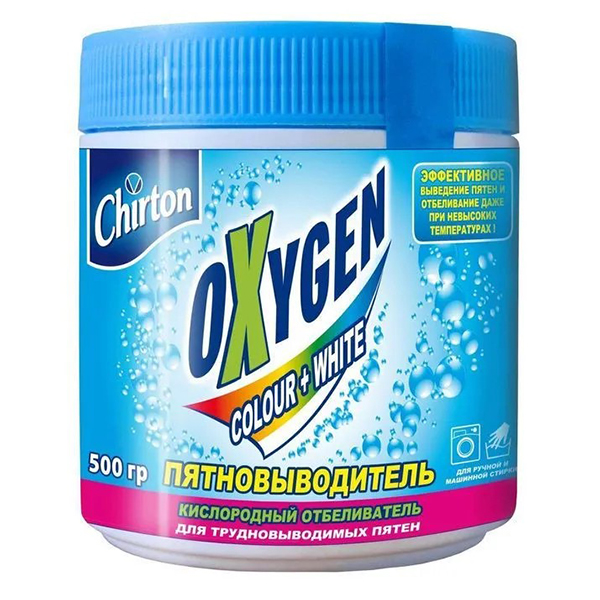 Пятновыводитель Chirton Кислородный отбеливатель Oxygen 500 гр