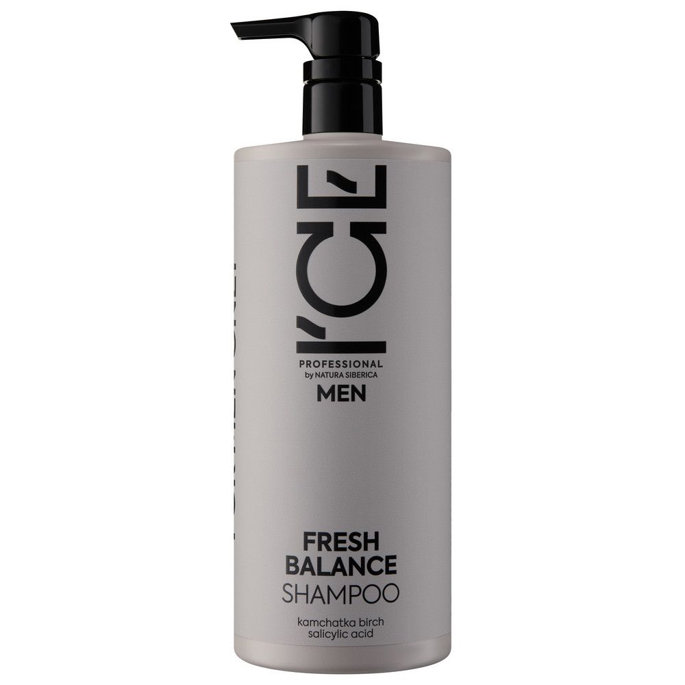 Мужской шампунь для жирных волос ICE by Natura Siberica Take It Home, 1000 мл х 2шт.