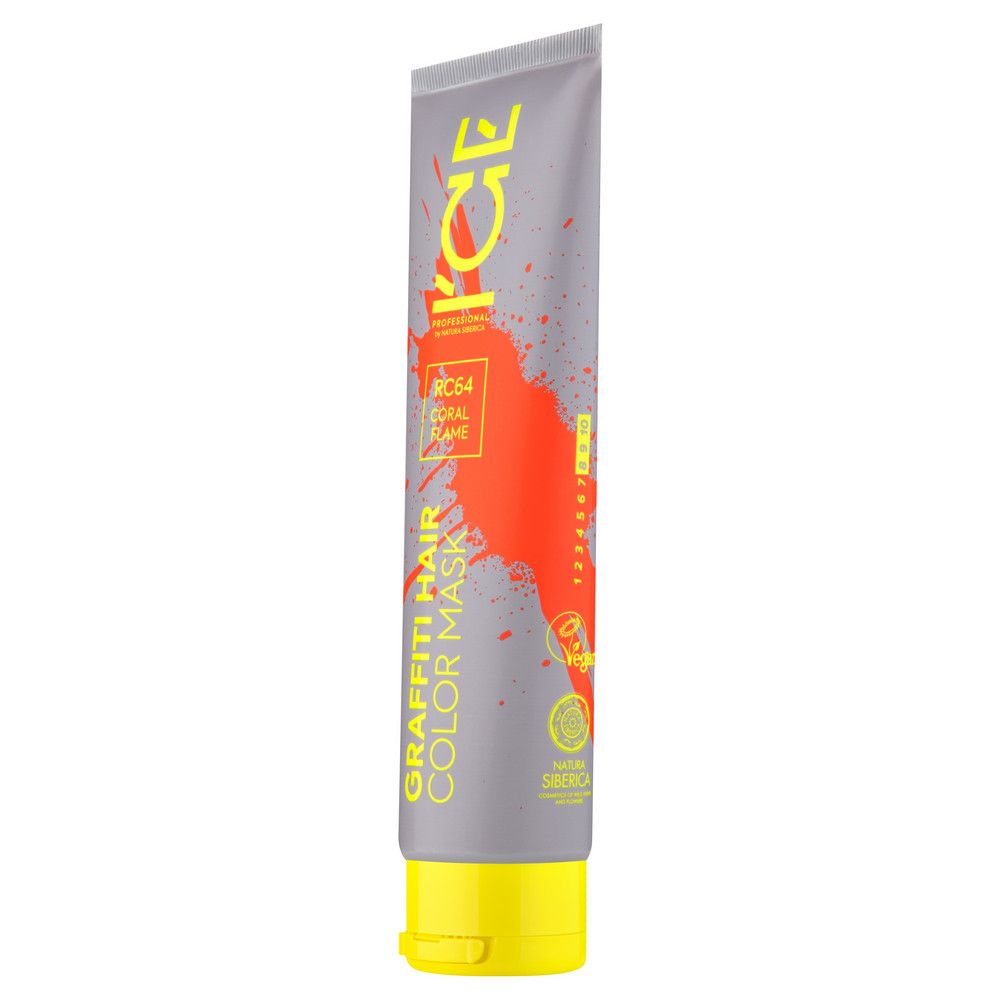 Тонирующая маска для волос ICE by Natura Siberica COLOR MASK Coral Flame, 140 мл