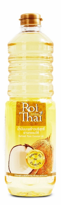 Кокосовое масло рафинированное 100% "Roi Thai" 1 л