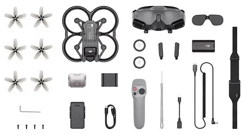 Квадрокоптер DJI Avata Pro-View Combo (Чёрный)