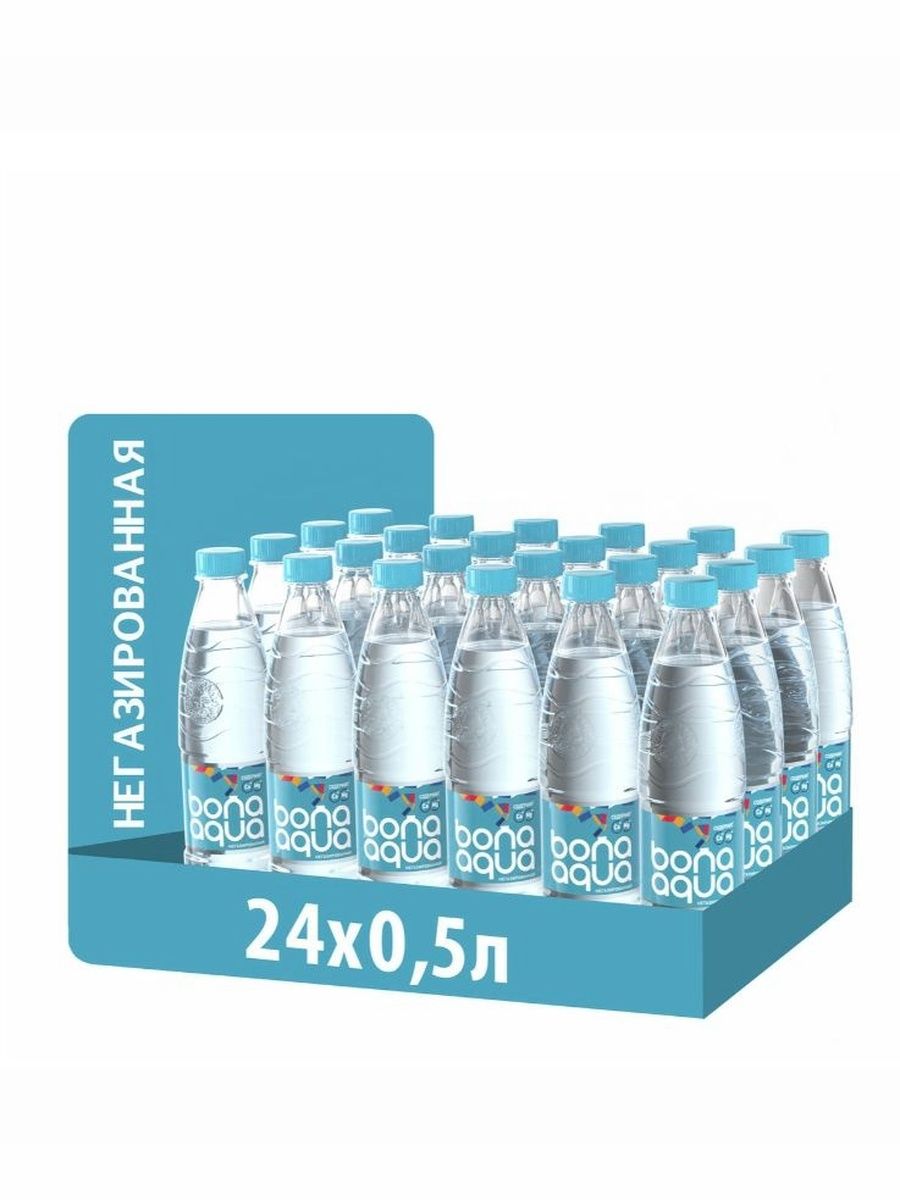 Вода питьевая негазированная BonaAqua 0,5 л х 24 шт