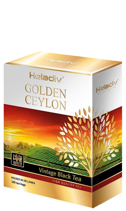 "Heladiv" -  Golden Ceylon Vintage Black