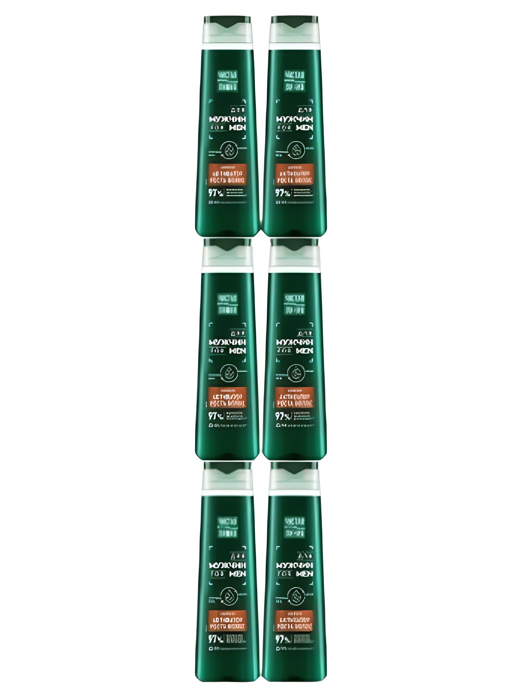 Шампунь Чистая линия For Men (для мужчин) активатор роста для всех типов волос, 400 мл, 6 шт