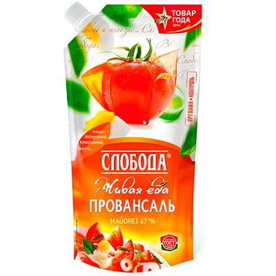 Майонез Слобода провансаль 67% 230 гр