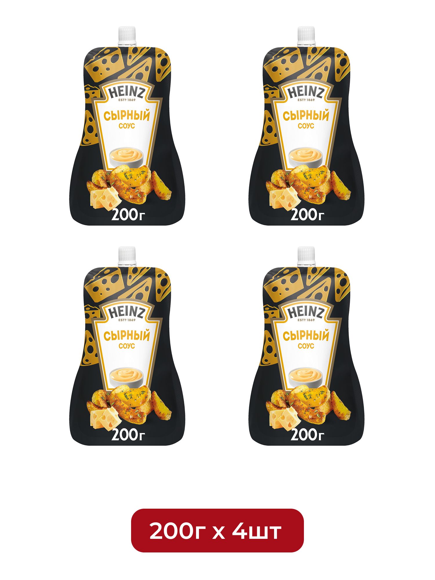 Соус Heinz сырный, 200г х 4шт.