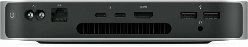 Настольный компьютер Apple Mac mini 2023 Apple M2, 8GB RAM, 512GB SSD (Cеребристый, 512 ГБ, 8 ГБ, MMFK3)