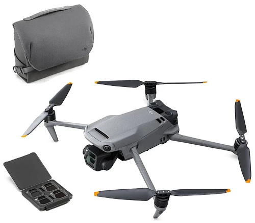 Квадрокоптер DJI Mini 3 Fly More Combo Plus (DJI RC) (Чёрный)