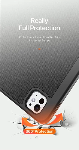 Чехол-книжка Gurdini Dux Ducis Domo Series для iPad Pro 11 (2024) (Розовый)