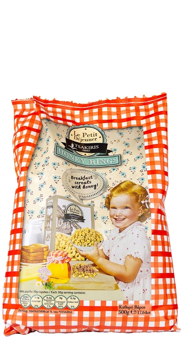 Медовые колечки из овса и кукурузы "Le Petit Dejeuner" 500 г