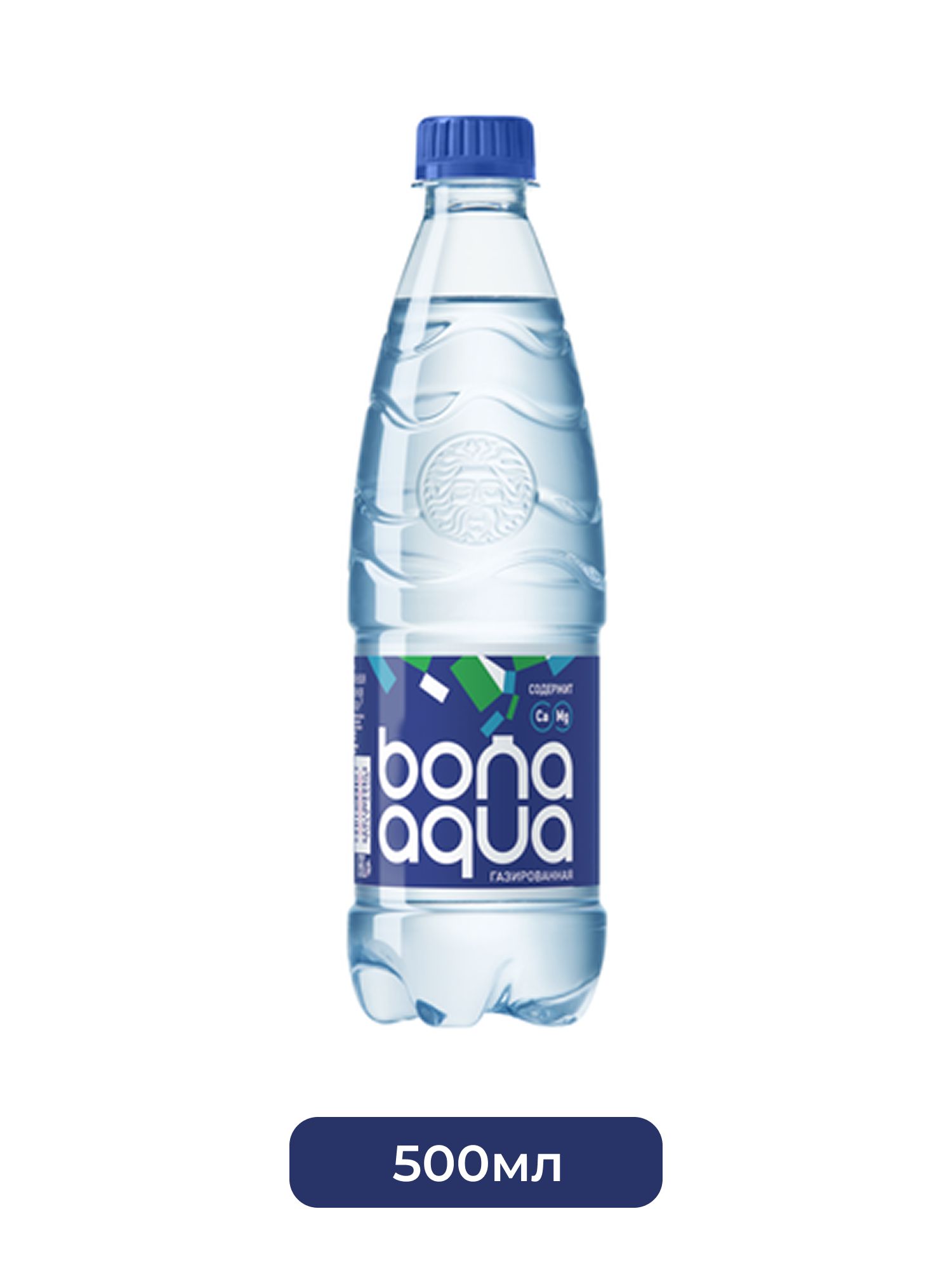 Вода питьевая газированная BonaAqua 1 шт, 500мл