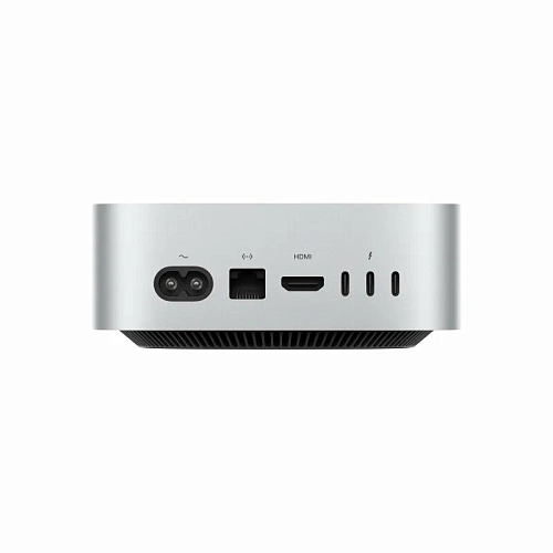 Настольный компьютер Apple Mac mini 2024 (M4 8-Core, GPU 10-Core, 16GB, 256GB) (Серебристый, 16 ГБ, 256 ГБ, MU9D3)
