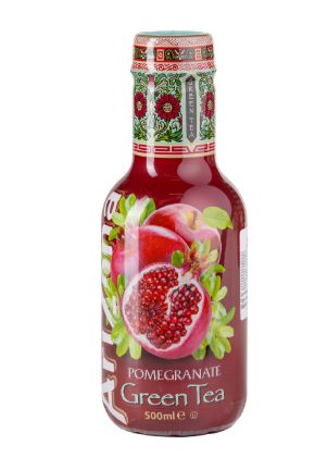 Холодный чай Arizona Гранат зеленый со вкусом граната, 500мл. Набор 6 шт.
