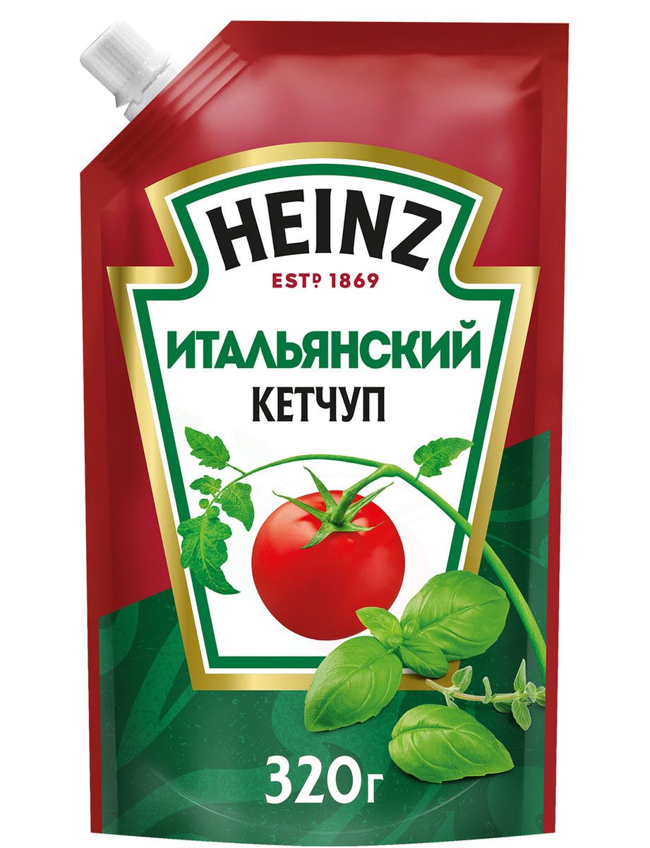 Кетчуп Heinz Итальянский, 320г х 16шт.