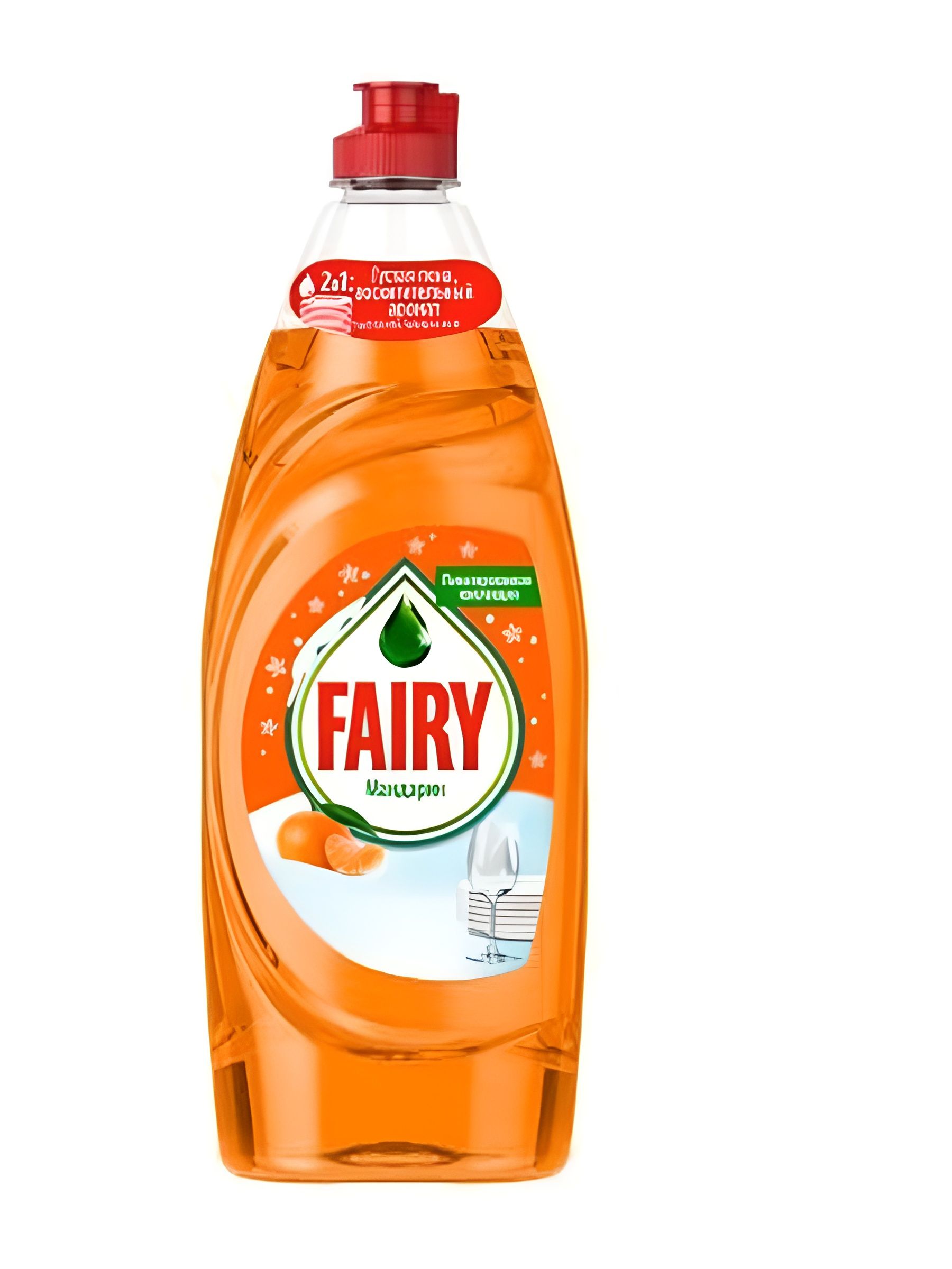 Средство для мытья посуды Fairy антижир Мандарин, 650 мл. Набор 4 шт