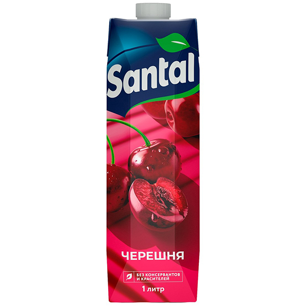 Нектар Santal черешня 1 литр