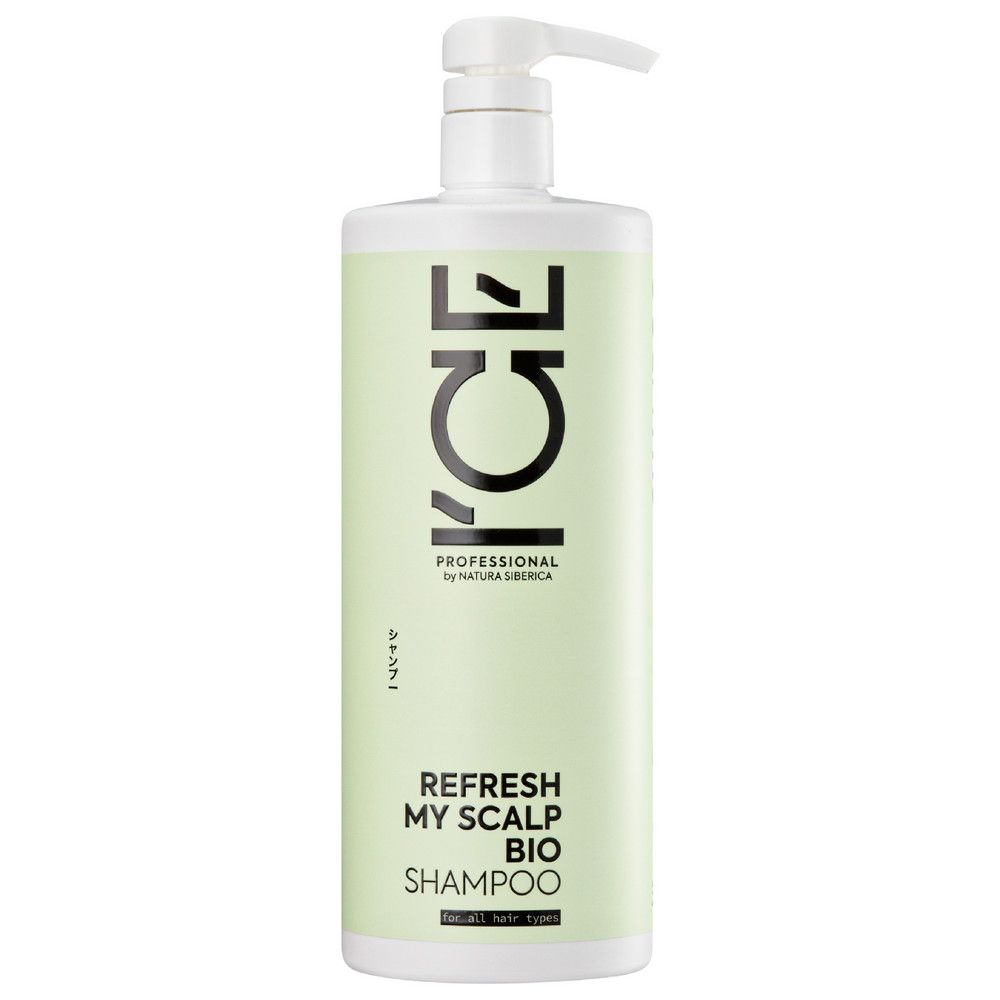 "Детокс"- шампунь для всех типов волос Refresh My Scalp ICE Professional by Natura Siberica, 1000 мл х 6шт.