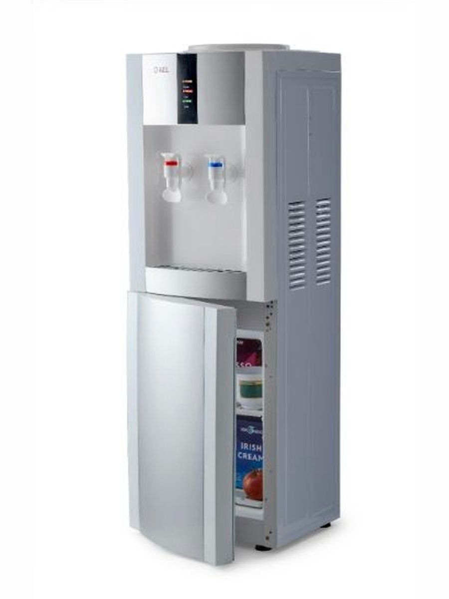 Кулер для воды LC-AEL-47с white/silver с шкафчиком
