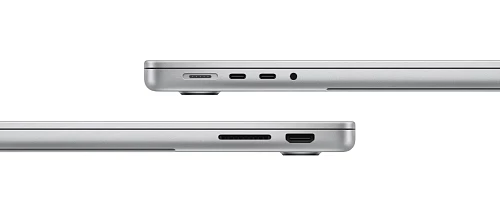Ноутбук Apple MacBook Pro 14 2023 (M3 8-Core, GPU 10-Core, 8GB, 512GB) (Серебристый, 512 ГБ, 8 ГБ, MR7J3)