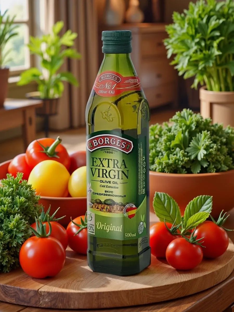 Масло оливковое Borges Original Extra Virgin, 1л х 2шт.