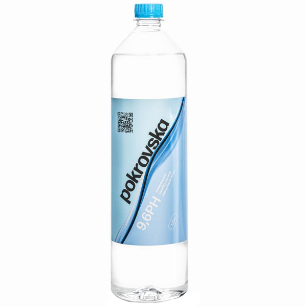 Вода Pokrovska 1.25 литра, без газа, пэт, 6 шт. в уп.