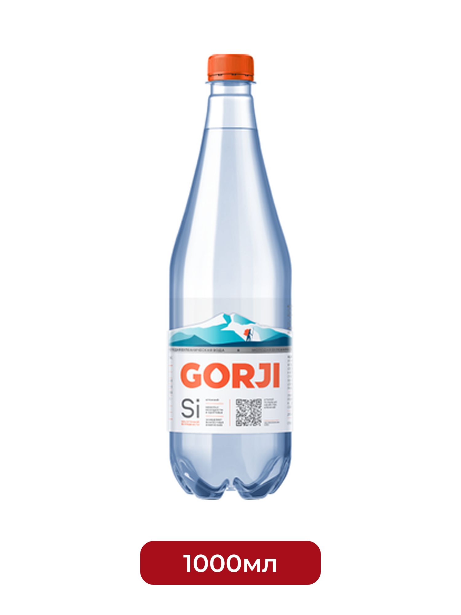 Вода минеральная Gorji 1 литр, газированная, пэт,1шт