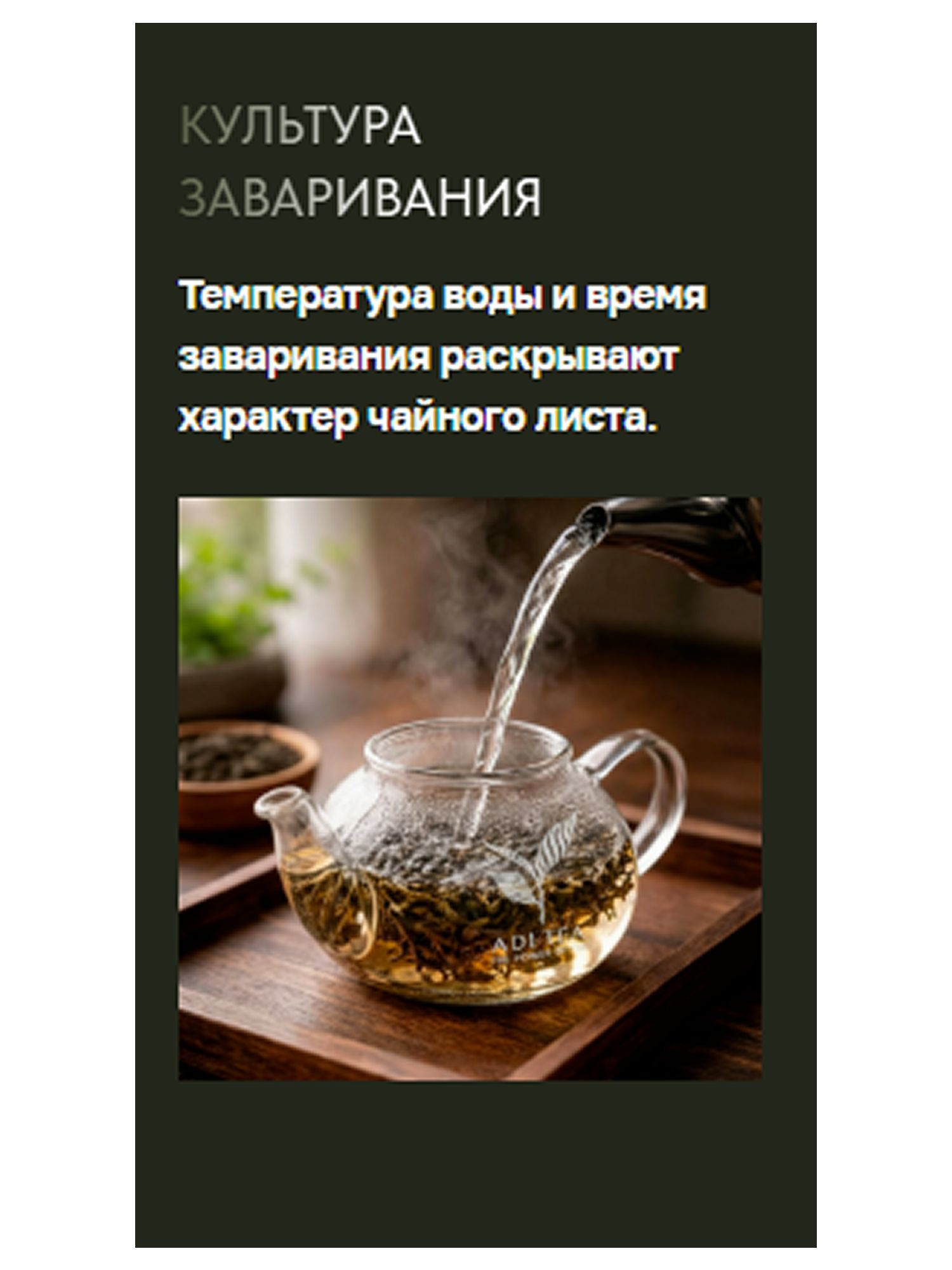 Чай черный цейлонский листовой ADI TEA Earl Grey 100г