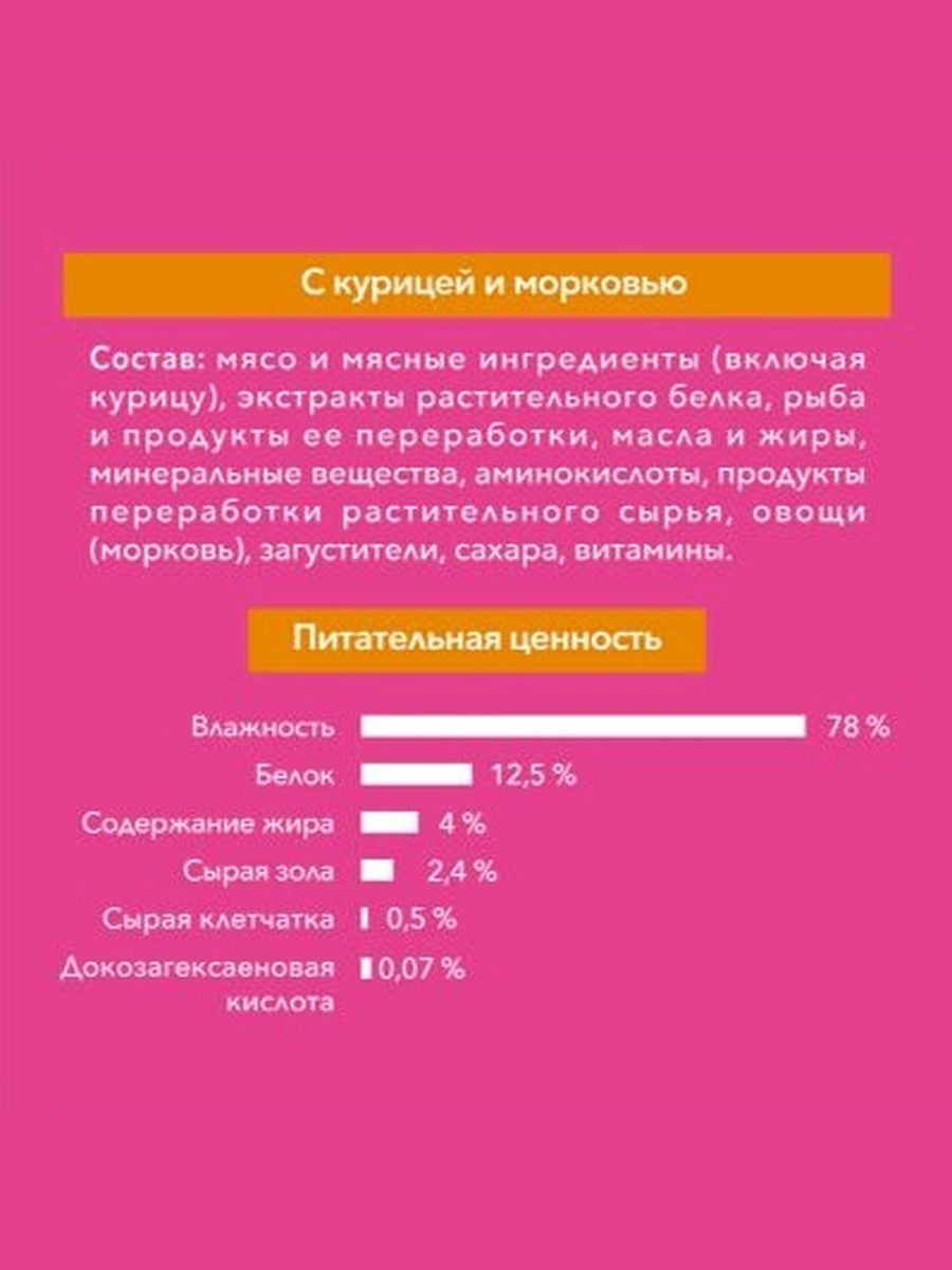 Влажный корм для котят Purina One Kitten, с курицей и морковью, кусочки в соусе 26 х 75 г