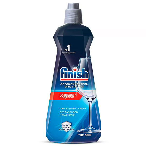 Ополаскиватель для посудомоечных машин Finish Shine & Protect 400 мл (1 шт)