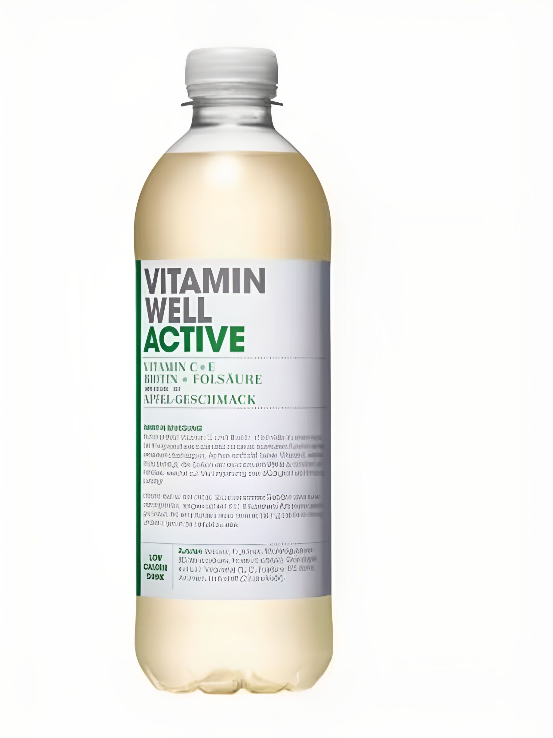 Напиток безалкогольный Vitamin Well Active со вкусом яблока 0,5л*12шт пэт